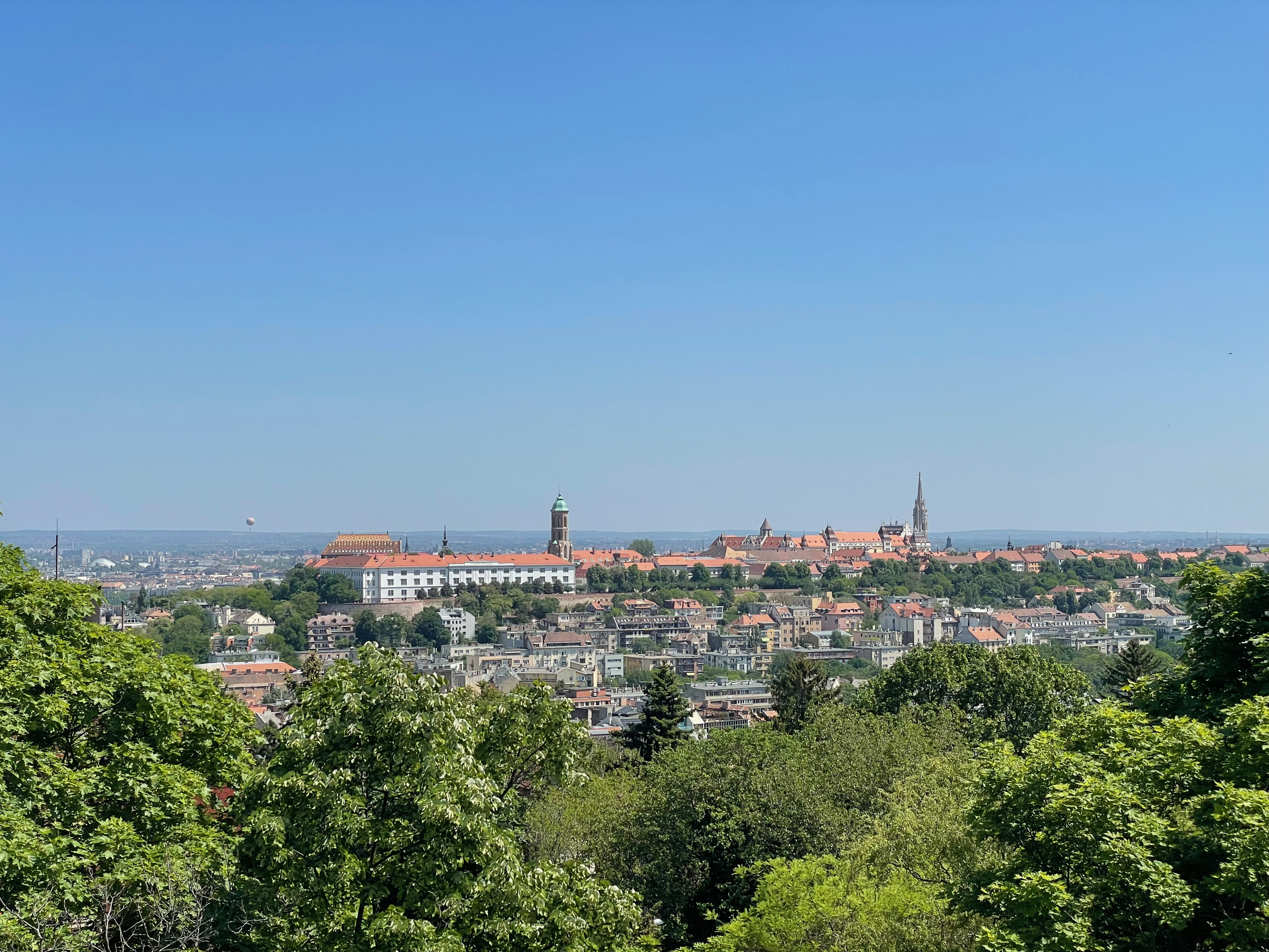 Vár-panoráma a tetőteraszról